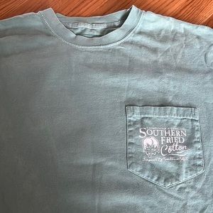 light green long sleeve shirt—MENS